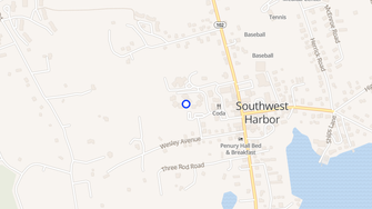 Map for Ridge Apartments - Southwest Harbor, ME