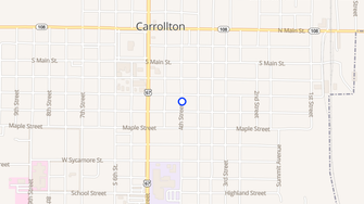 Map for Carrollton ll Apartments - Carrollton, IL