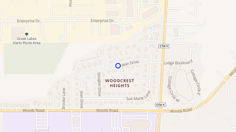 Map for Woodcrest - Muskego, WI