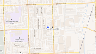 Map for Franklin Apartments - Pomona, CA
