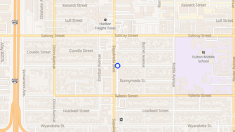 Map for The Sepulveda Apartments - Van Nuys, CA