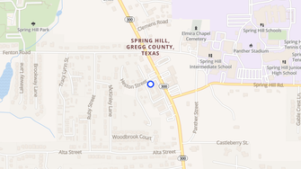 Map for Panther Place Apartments - Longview, TX