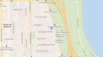 Map for Shoreline Park - Chicago, IL