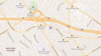 Map for Cheviot Capri - Los Angeles, CA