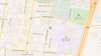 Map for Santa Barbara Apartments - Albuquerque, NM