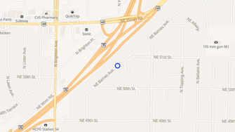 Map for 5323 NE Barnes Avenue - Kansas City, MO