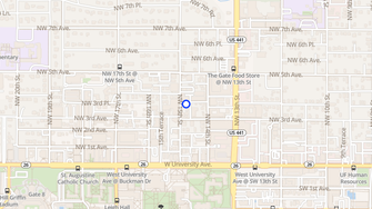 Map for College Park - 317 Tri - Gainesville, FL