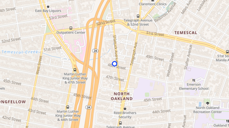 Map for 4801 Shattuck - Oakland, CA
