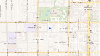 Map for Triangle H Apartments - Provo, UT