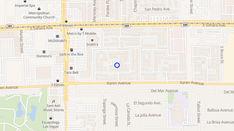 Map for Solaire Apartments - Las Vegas, NV