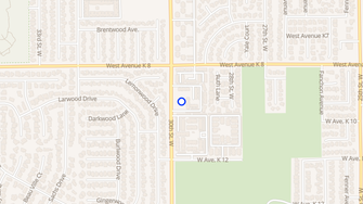 Map for West Oaks Apartment Homes - Lancaster, CA