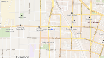 Map for 1627-45 Ridge Ave. - Evanston, IL