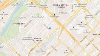 Map for Alara Union Station - Denver, CO