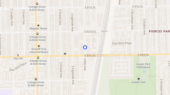 Map for 8238 S Ellis Ave - Chicago, IL