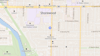 Map for 3819 N. Oakland - Shorewood, WI