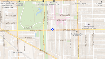 Map for 2940 - 42 W. Augusta Blvd. - Chicago, IL