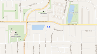 Map for Challis Court Apartments - Bloomington, IL