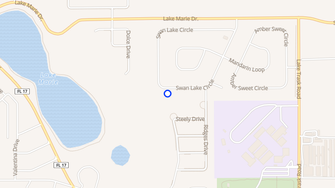 Map for 1487 Swan Lake Circle - Dundee, FL