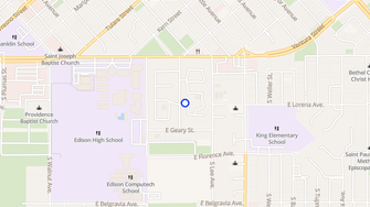 Map for Fairview Heights Terrace - Fresno, CA
