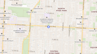 Map for Kenwood Apartments - Kansas City, MO