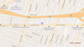 Map for Zoe Lofts - Los Angeles, CA
