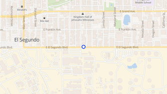 Map for El Segundo Boulevard Apartments - El Segundo, CA