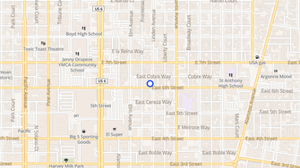 Map for 601 Linden Ave. - Long Beach, CA