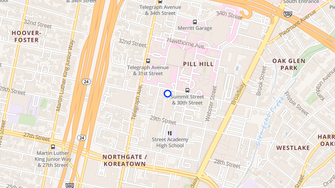 Map for Nova Apartments - Oakland, CA