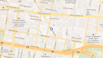 Map for 1027 Ridge Avenue - Philadelphia, PA