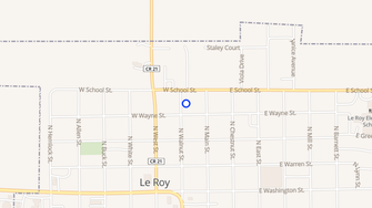 Map for Leroy Apartments - Le Roy, IL
