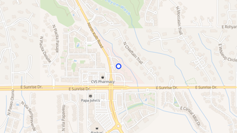 Map for Tucson Place at Ventana Canyon - Tucson, AZ