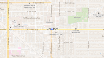 Map for Village apartments 610 - Glendora, CA