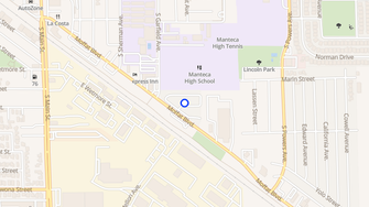 Map for Manteca Mobile Home Park - Manteca, CA
