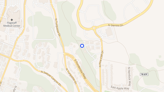 Map for Flagstaff Senior Meadows Apartments - Flagstaff, AZ