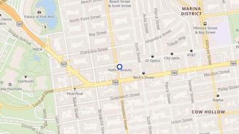 Map for 3250 Divisadero Apartments - San Francisco, CA