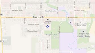 Map for Reedsville Manor - Reedsville, WI