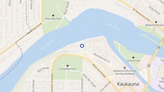 Map for The Riverview - Kaukauna, WI