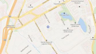 Map for Windsor Park Apartments - Concord, CA