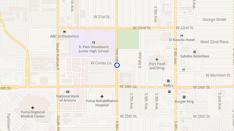 Map for Beach Club Apartments - Yuma, AZ