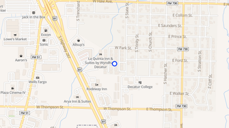 Map for Eagle Ridge Terrace - Decatur, TX