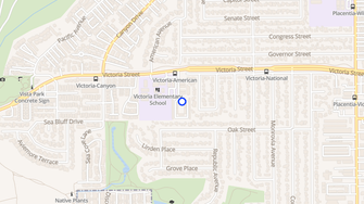 Map for Victoria Manor - Costa Mesa, CA
