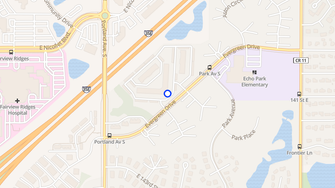 Map for Carrington Court Apartments - Burnsville, MN