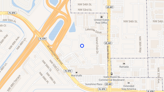 Map for Palm Island Club Apartments - Tamarac, FL