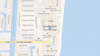 Map for Blue Horizon Apartments - Lauderdale By The Sea, FL