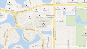 Map for ARIUM Sunrise - Sunrise, FL