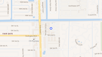 Map for Cross Creek Apartments - Pompano Beach, FL
