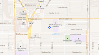 Map for St James Apartments - Harlingen, TX