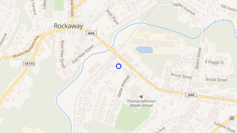 Map for Riverview Apartments - Rockaway, NJ