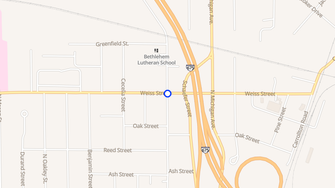 Map for Woodland Glen Apartment - Saginaw, MI