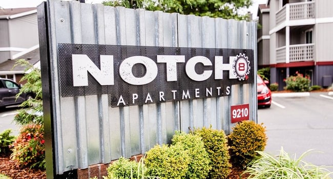 Tacoma Apartments - Notch8 Apartments - Sign